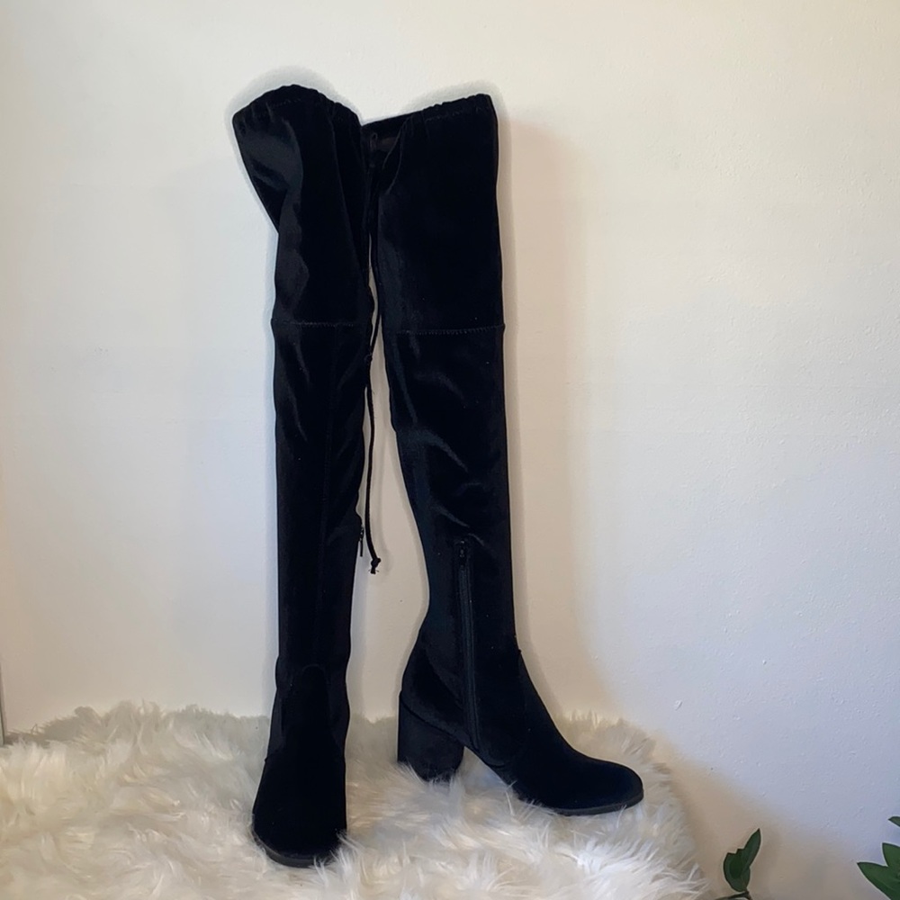 Guess Over the knee Chunky heel boots